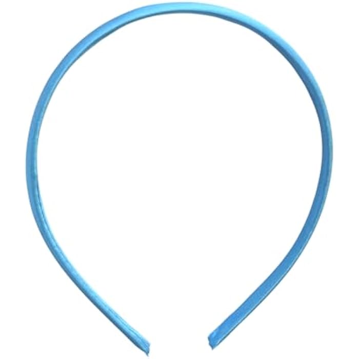 Daphne Satin Hair Band For Girls - Blue - Image 2